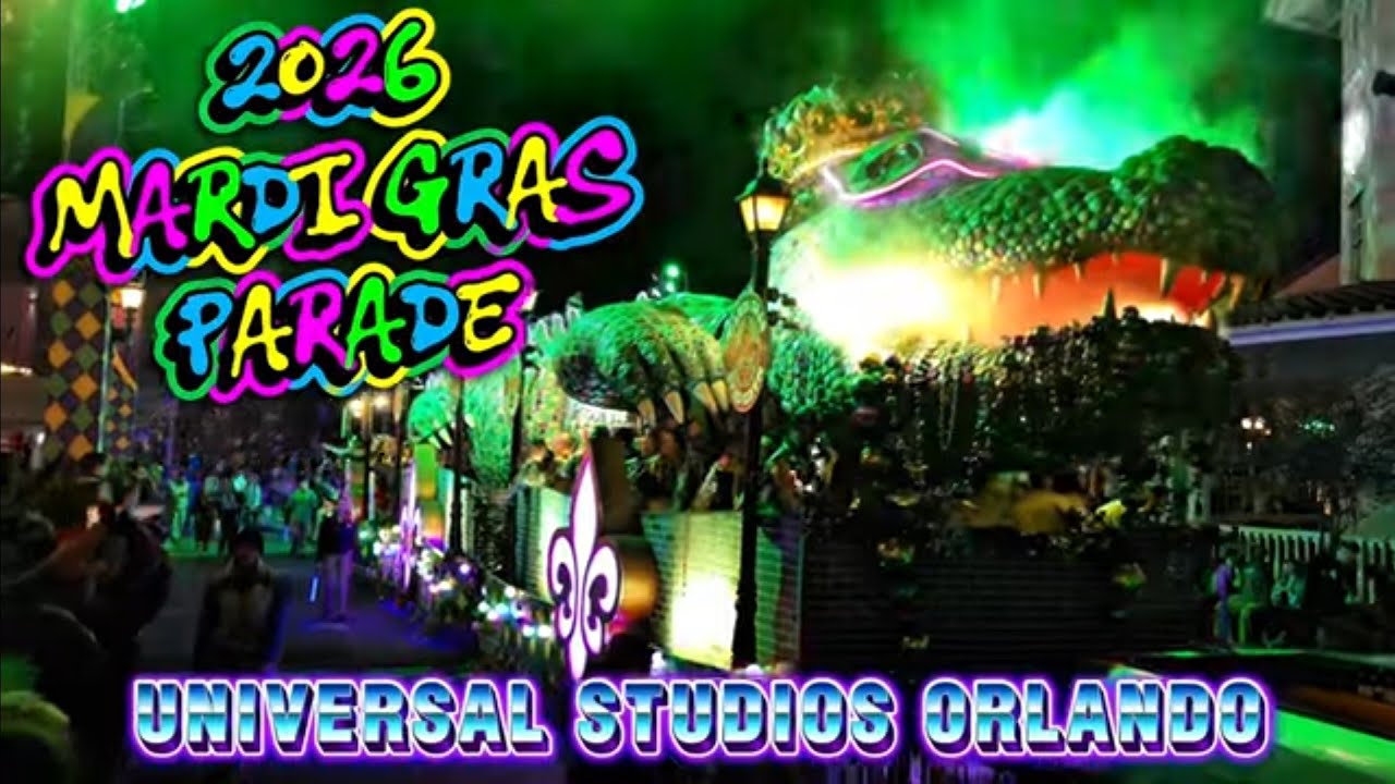 2026 Mardi Gras Parade @ Universal Studios Orlando 
