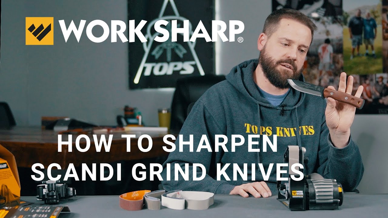 How to sharpen TOPS Scandi grind with the Ken Onion Elite sharpening system part 2