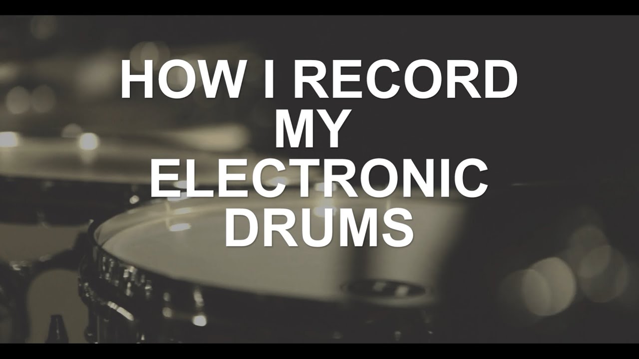 HOW I RECORD MY ALESIS NITRO MESH KIT | RECORDING ELECTRONIC DRUM KIT TO YOUR PHONE