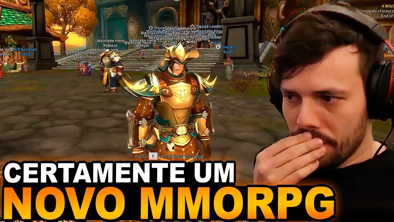 Eu Testei Esse NOVO MMORPG - Iverian Wars