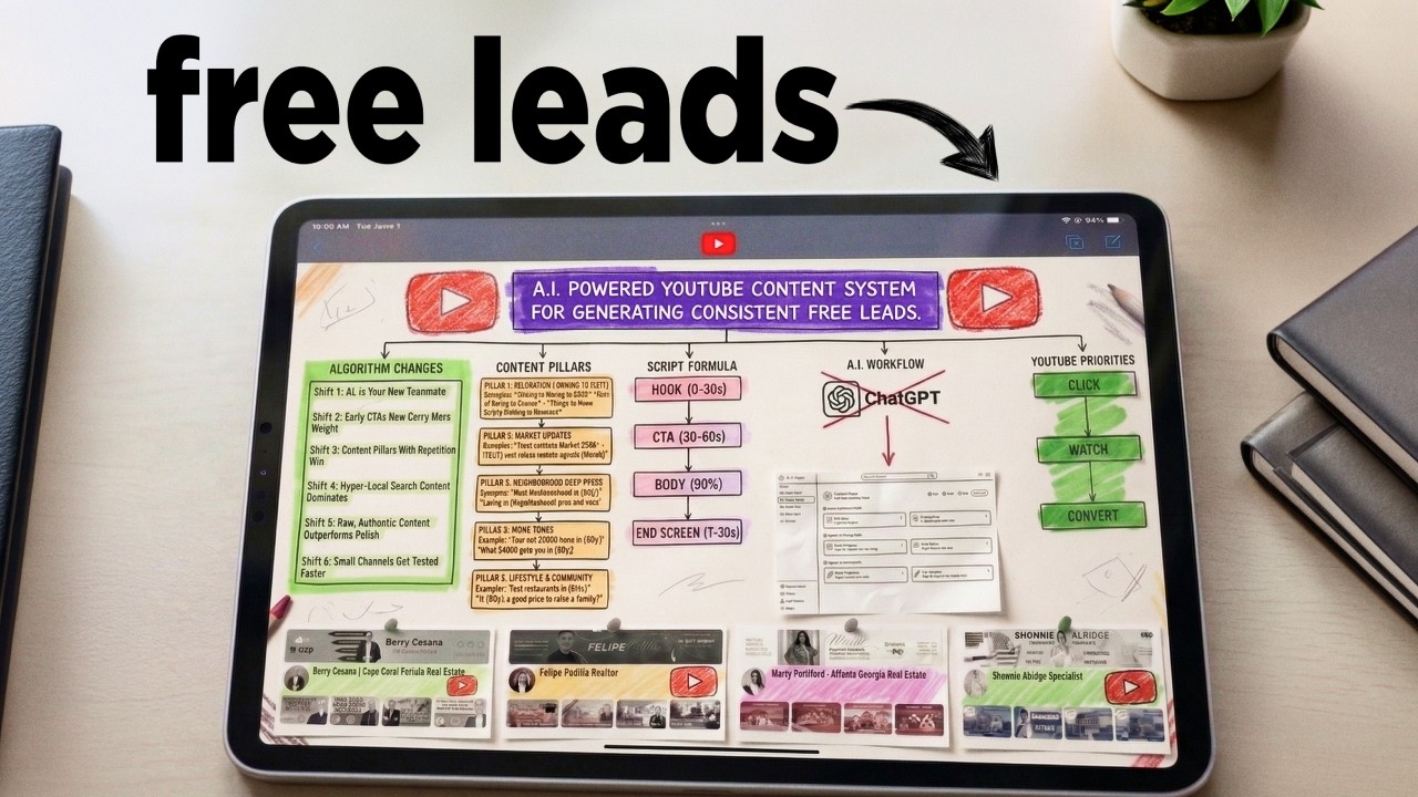 YouTube for Realtors 2026: Copy This EXACT System (to Close Consistent Deals)
