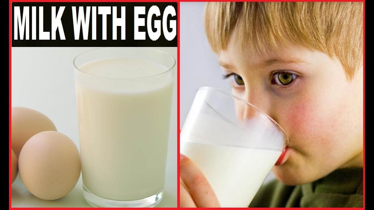 Milk With Egg for Children