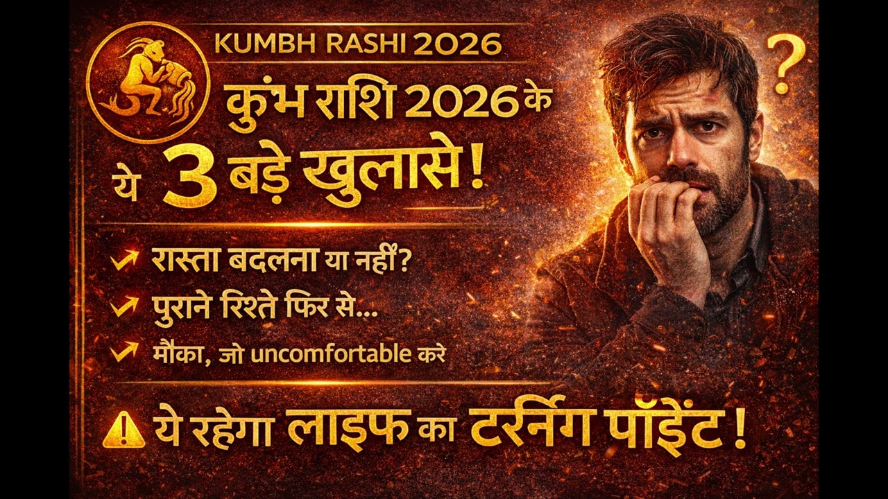 Kumbh Rashi 2026 | Ye 3 Cheezein Aapki Zindagi Palat Dengi | Aquarius 2026
