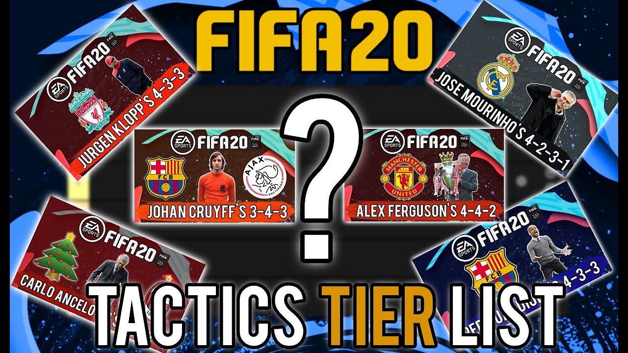 FIFA 20 Real Tactics Tier List | The Best Tactics to use in FIFA 20