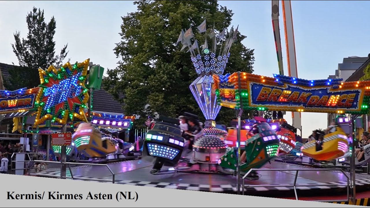Kermis in Asten (NL) kleine Holländische Altstadt Kirmes 2023