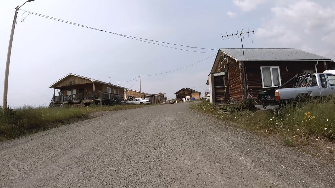 Driving around Teslin, Yukon