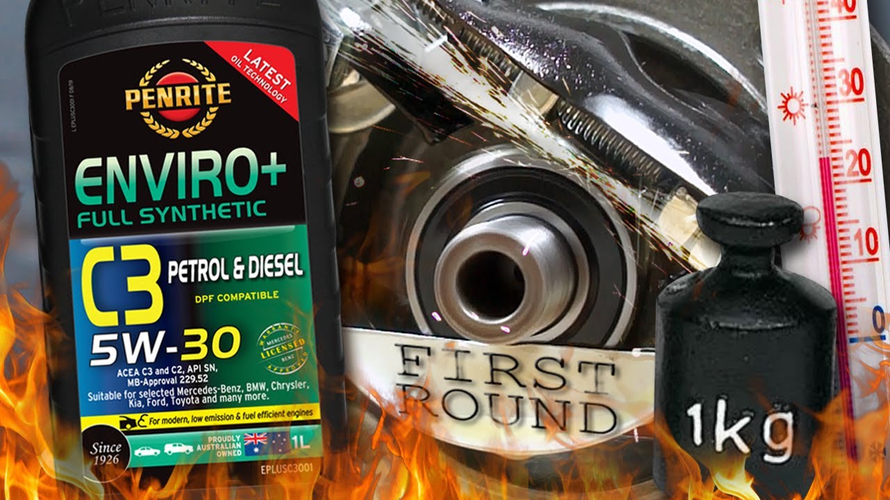 Penrite Enviro+ 5W30 Насколько эффективно масло защищает двигатель? 100°C