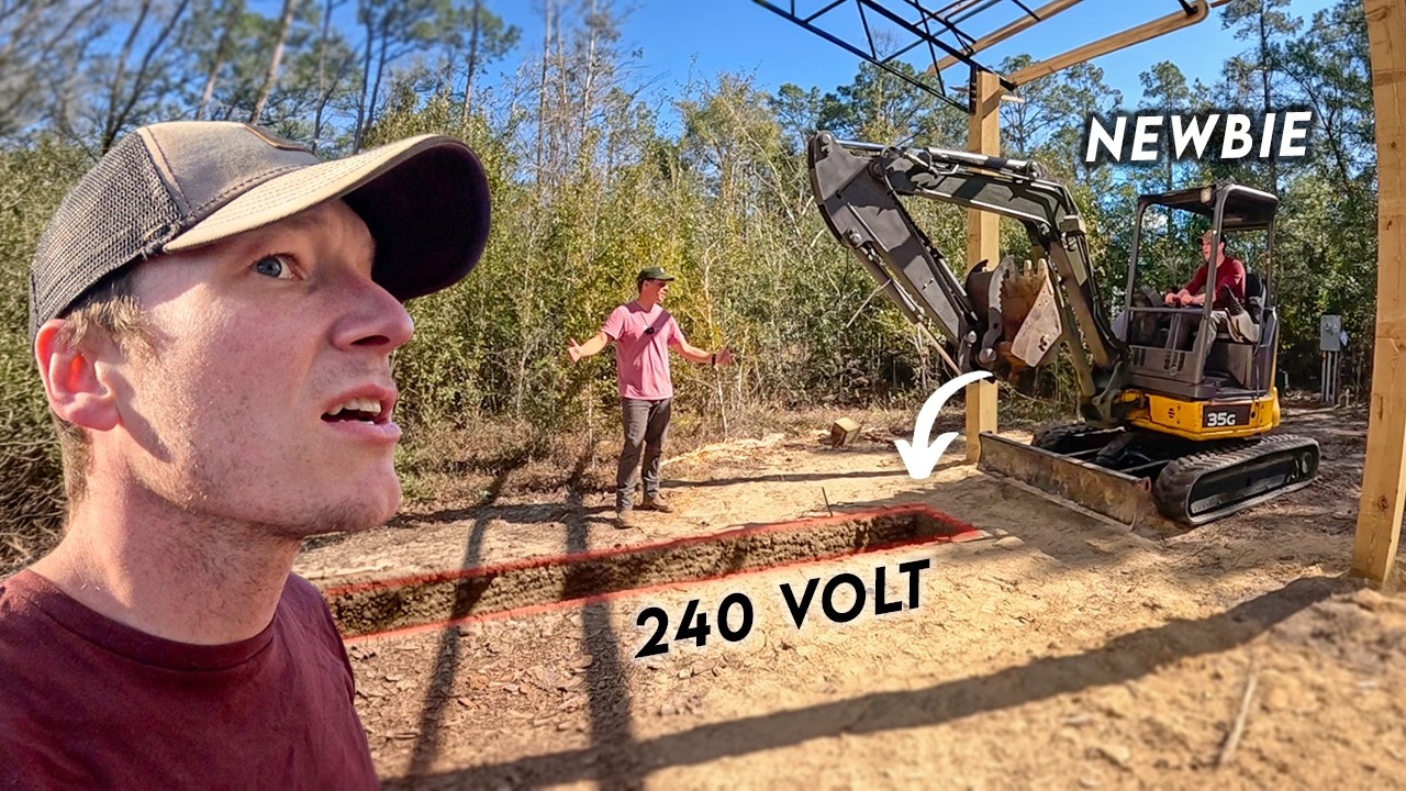 I Excavated 270' Next to HIGH VOLTAGE (no experience!)