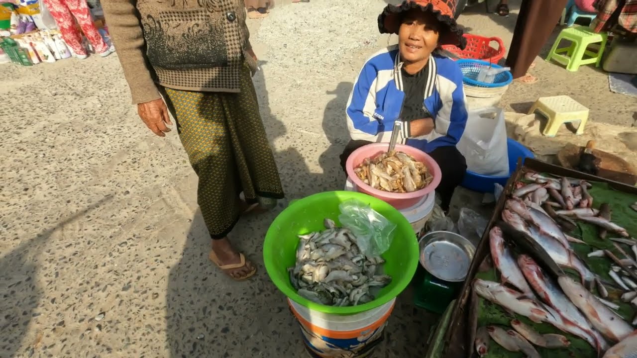 Fresh Food & Local Vibes at Cambodian Market👉 អាហារស្រស់ៗ និងអារម្មណ៍ផ្សារខ្មែរ