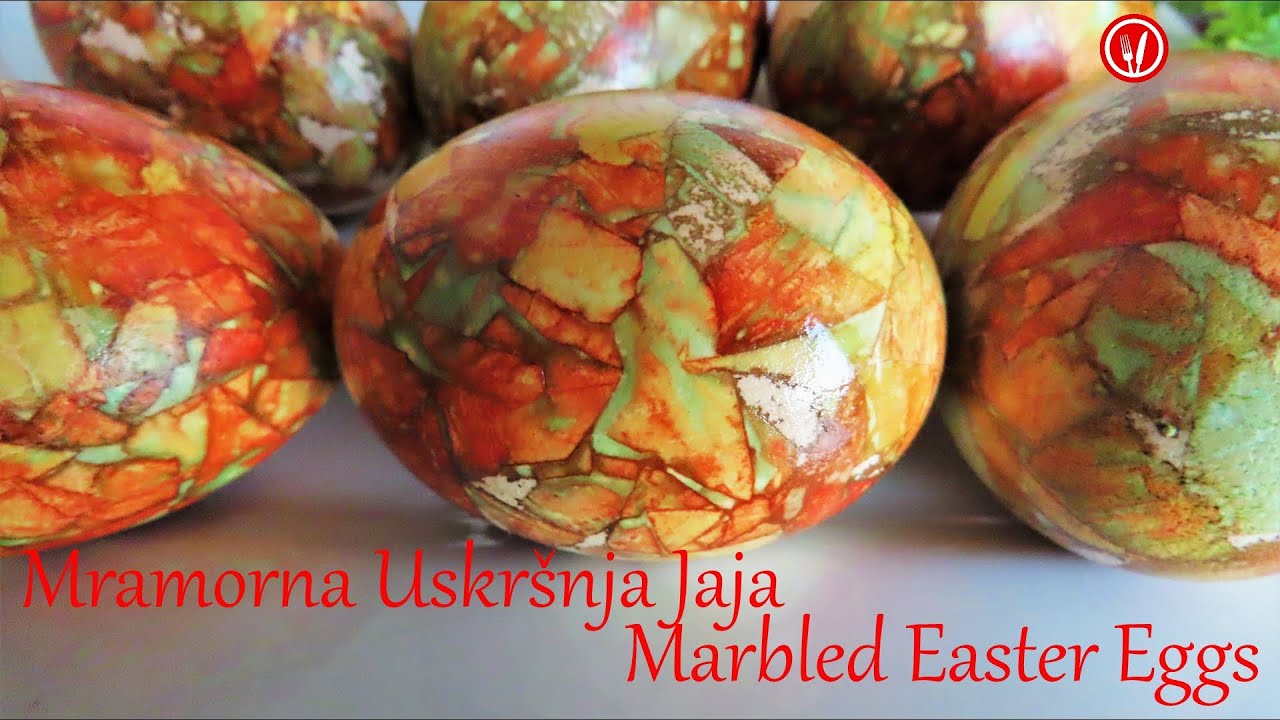 Сделаем мраморные яйца