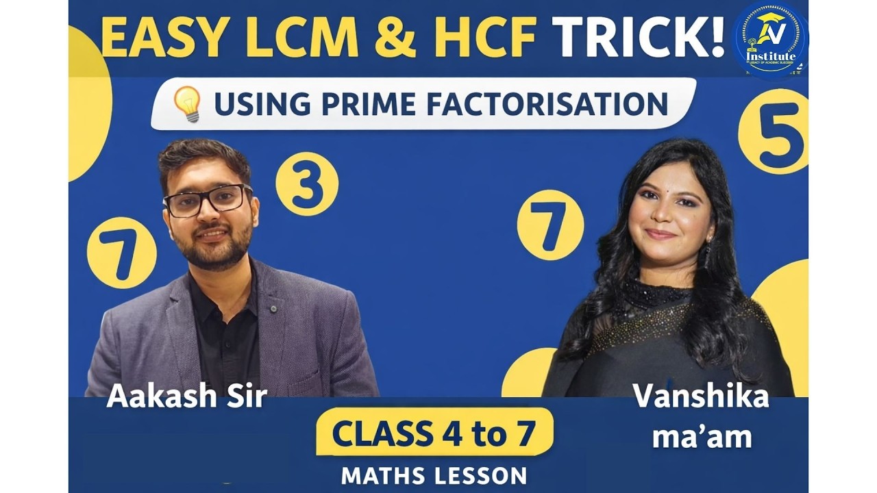 Learn LCM & HCF Step by Step 🪄