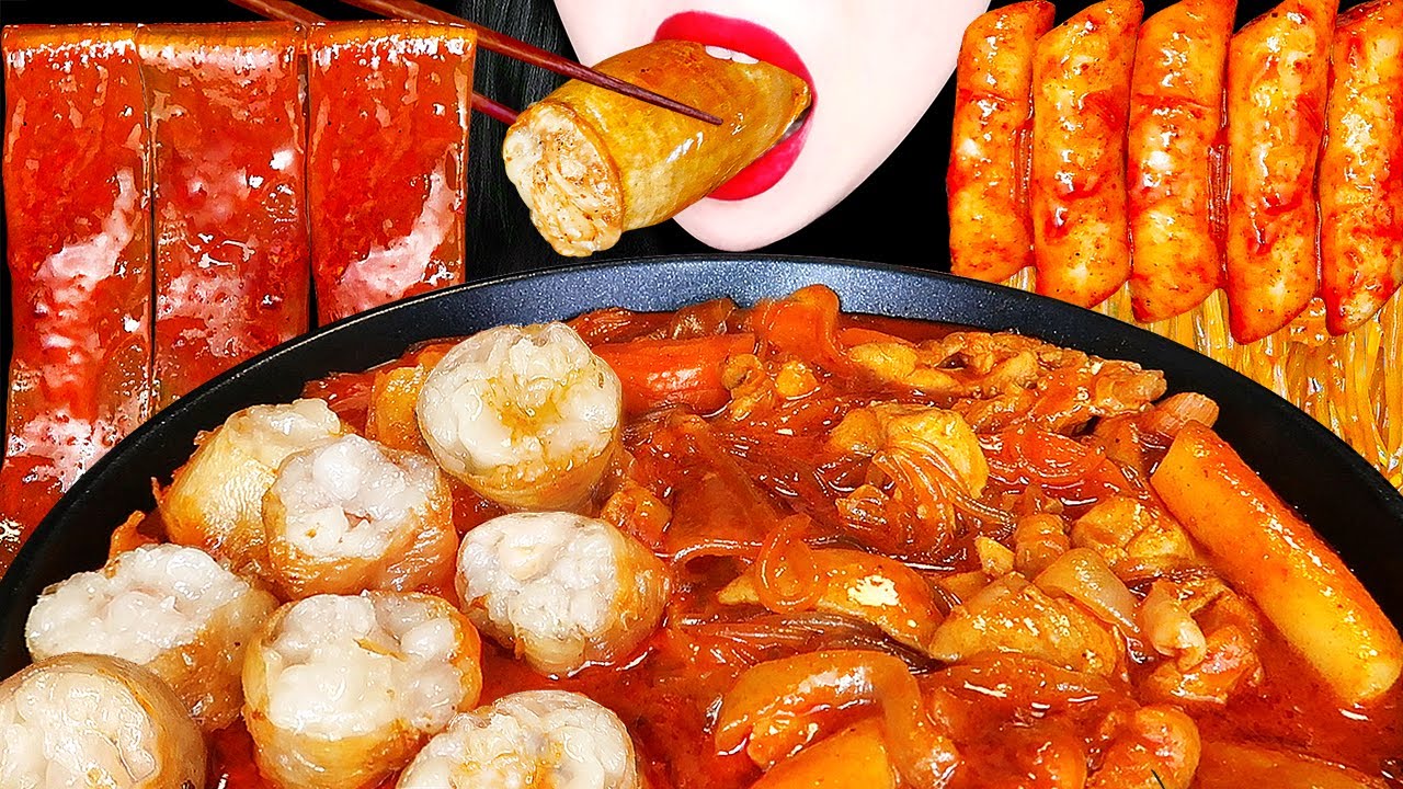 ASMR DAECHAN, SPICY CHICHEN 뚱대창 곱도리탕 당면 듬뿍에 밥까지 싹싹 비벼 먹기! GOPDORI TANG RECIPE COOKING EATING MUKBANG
