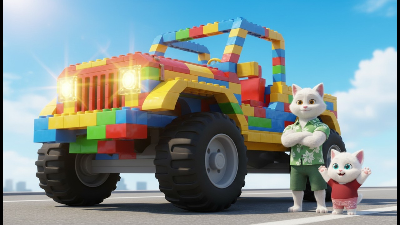 How to turn TRASH into a dream LEGO car?! 😱💔 But the vandal destroyed it! The Cat's Story