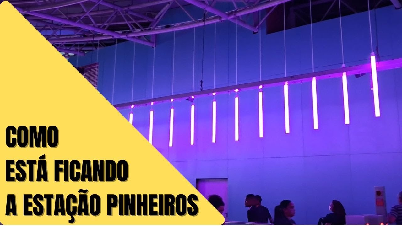 A Reforma na Estação Pinheiros Continua - Veja Como Está Ficando