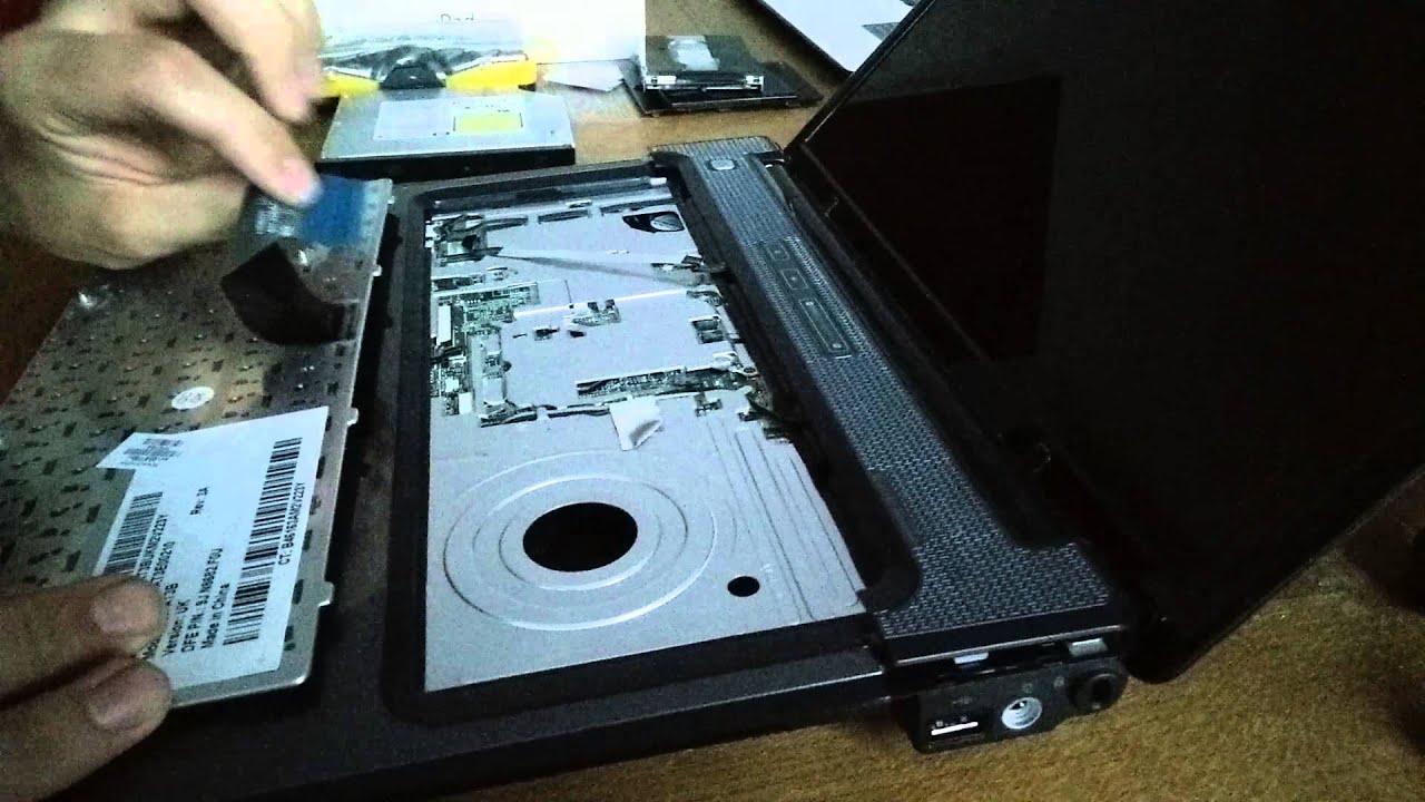 Hp compaq v6000, dismantle PART 2