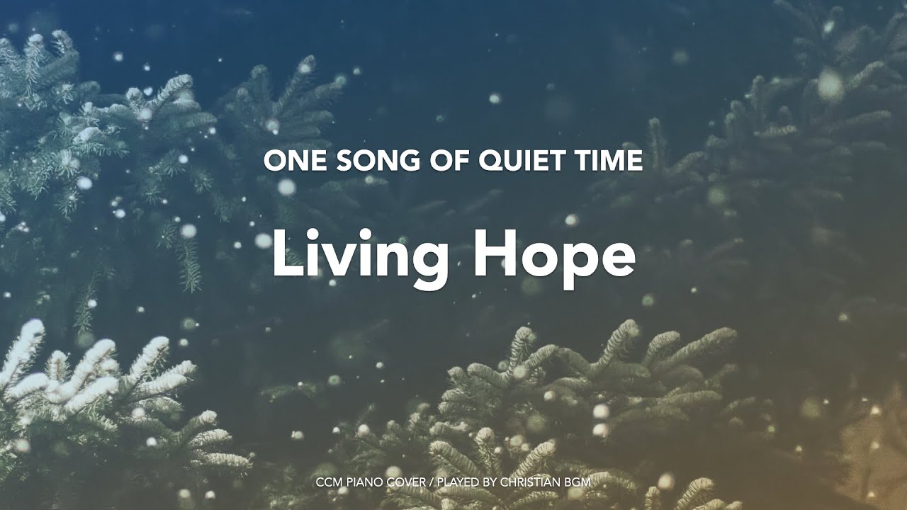 [1시간] 주 예수 나의 산 소망 / Living Hope / ccm piano