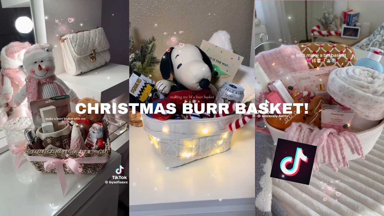 CHRISTMAS BURR BASKET TIKTOK COMPILATION!🎄🩷🤍