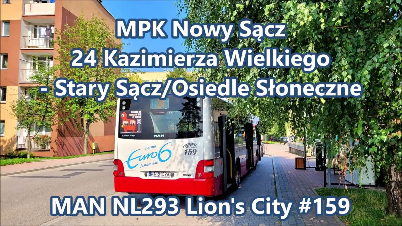 MPK Nowy Sącz - linia 24, MAN NL293 Lion's City #159