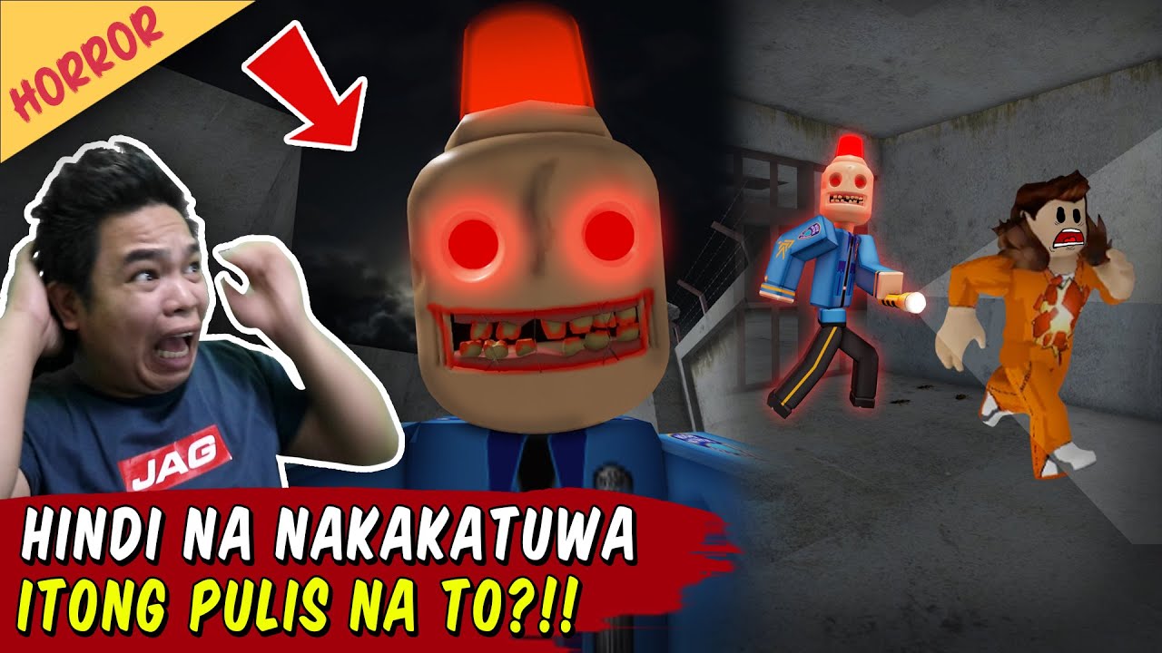 Nakaka Baliw sa Takot Itong Pulis - Escape Siren Cop's Prison Roblox