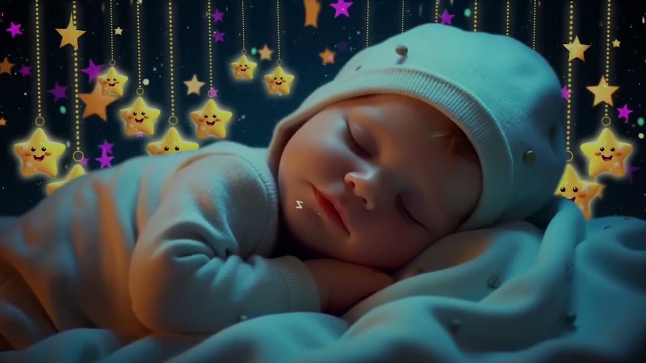 Baby Sleep Music 🌙 Mozart & Brahms Lullaby 🎵 Calming Music to Drift Gently Into Deep Sleep