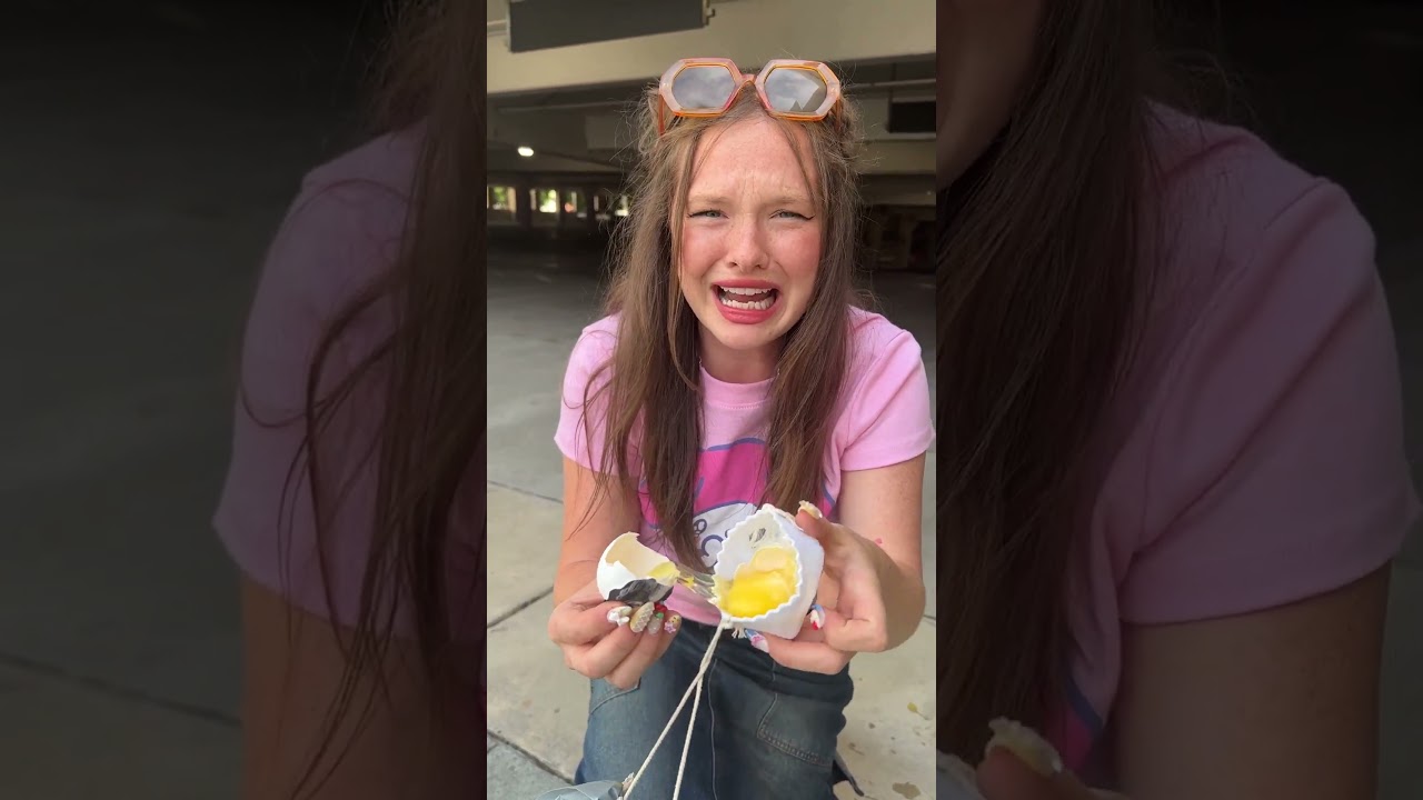 EGG-DROP CHALLENGE 🥚🍳🐣 #shorts