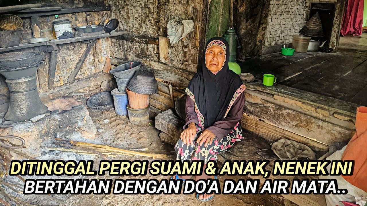 AIR MATA SEORANG IBU 😢, SENDIRIAN DI MASA TUANYA DI PEDESAAN JAWA BARAT TASIKMALAYA