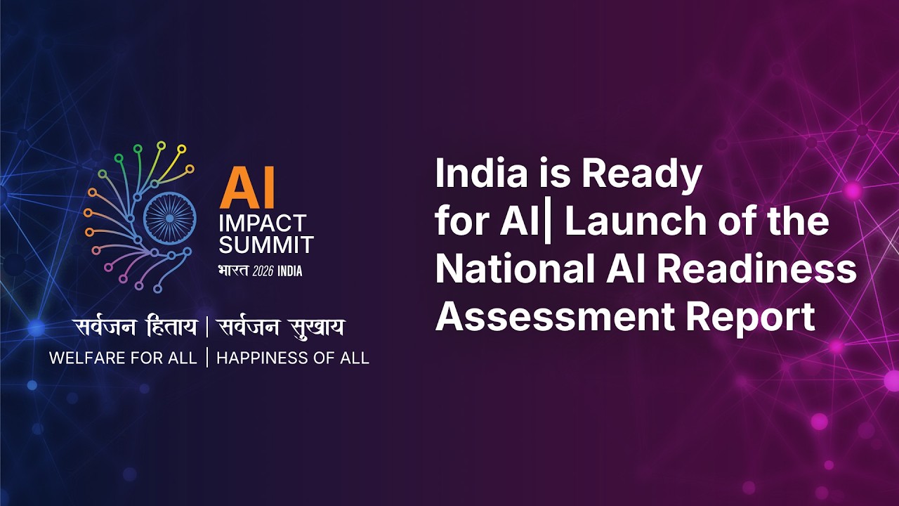 India is Ready for AI| Launch of the National AI Readiness Assessment Report