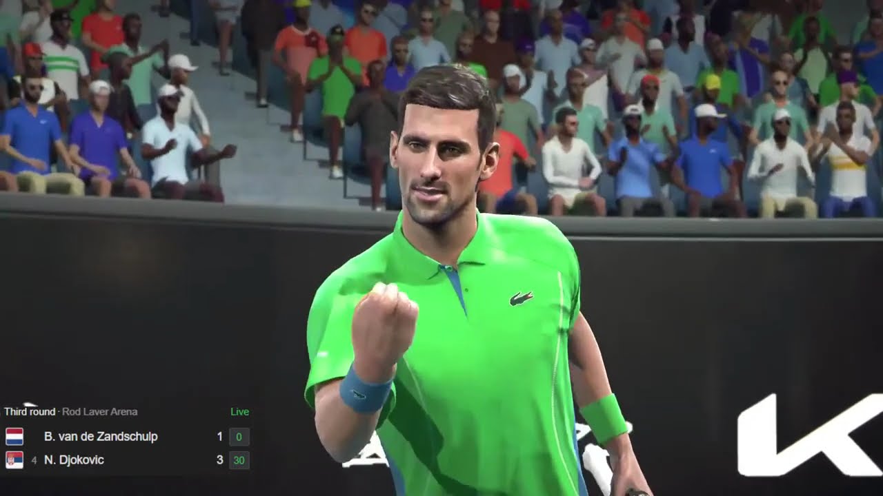 🔴Live: Novak Djokovic Vs Botic Van de Zandschulp - Australian Open 2026 - R32 - Official game ATP