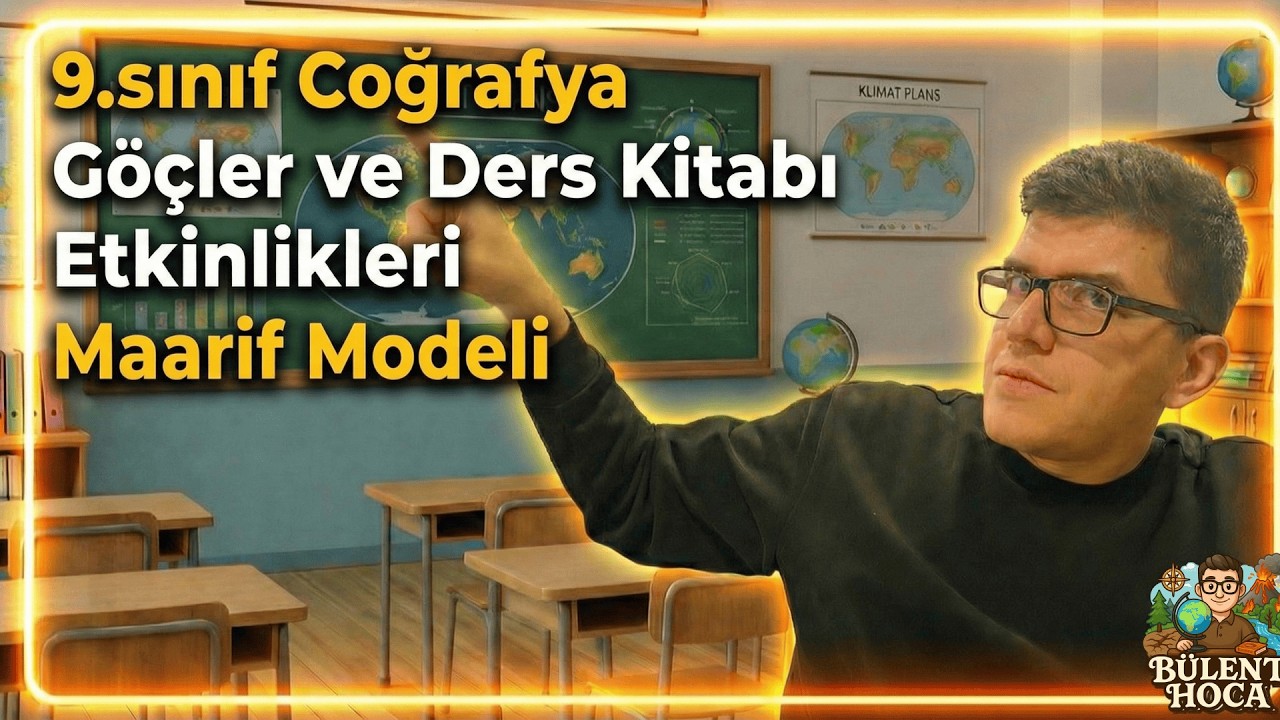 9.Sınıf Coğrafya (Maarif Modeli) 4.ÜNİTE Göçler/Ders Kitabı Etkinlikleri #9sınıfcoğrafya #maarifteam