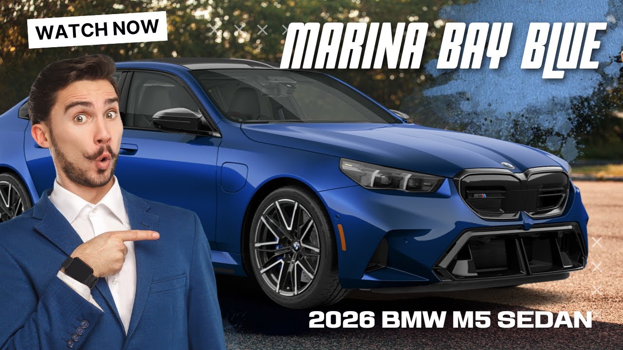 NEW 2026 BMW M5 SEDAN - Marina Bay Blue Metallic (Quick Review)