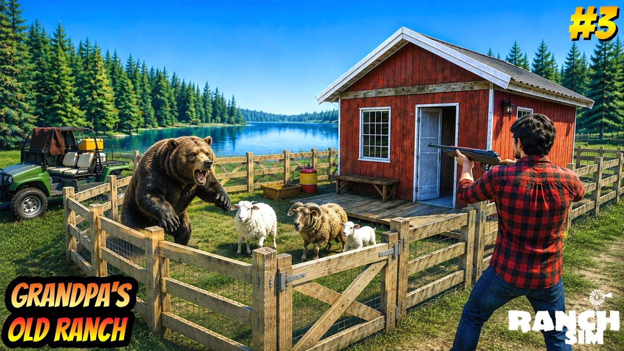Building Our New SHEEP FARM - Ranch Simulator #3