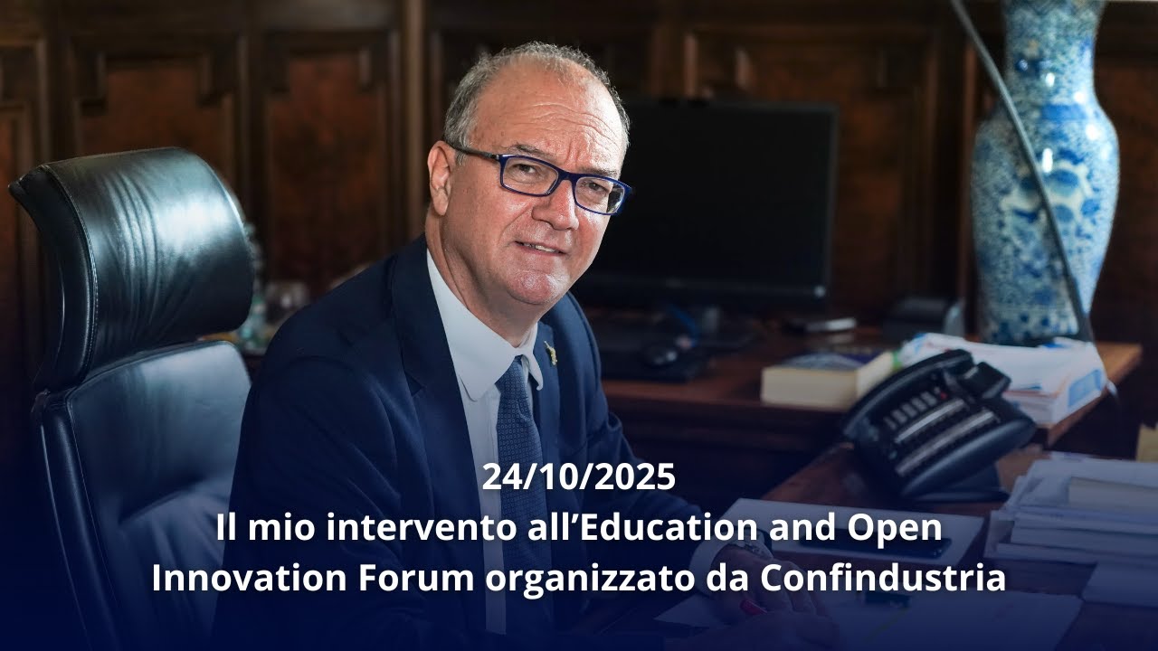 Il mio intervento all'Education and Open Innovation Forum organizzato da Confindustria