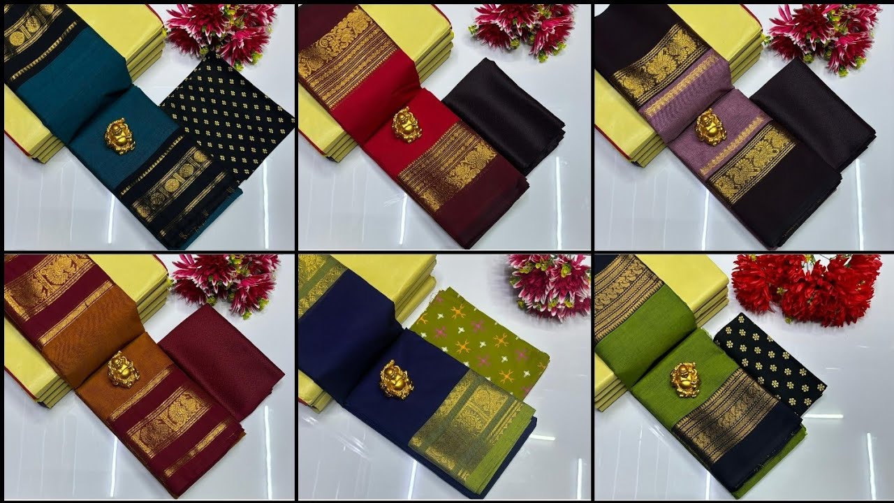 🌟New arrival of chettinad cotton sarees🦚#sareelove #purecotton #onlineshopping #cottonsarees