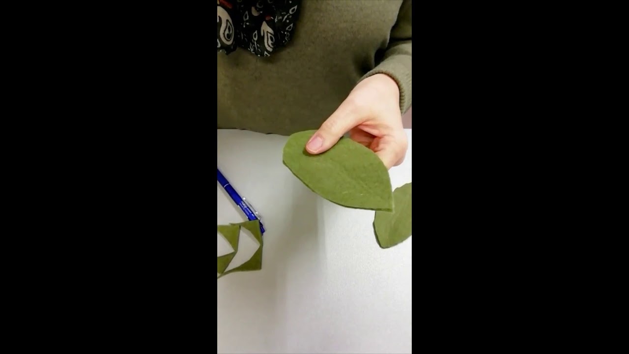 Tutorial Foglia in feltro Cartoleria Carta e Affini