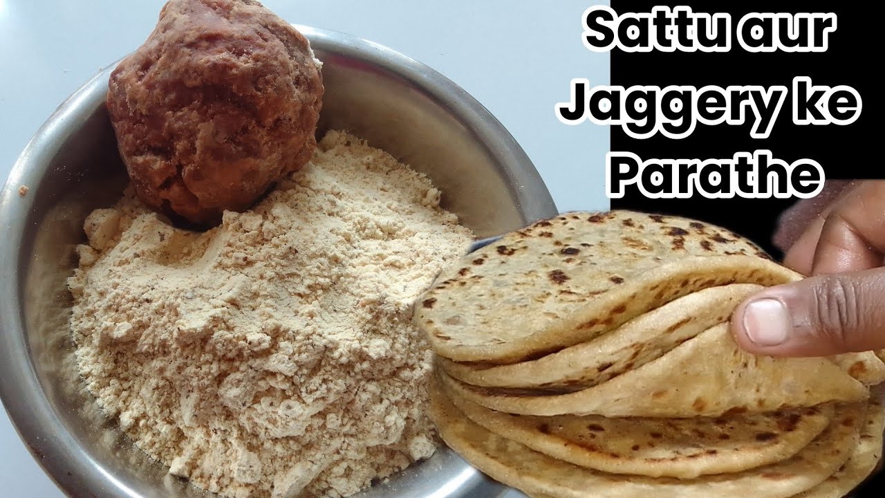 गुड़ और सत्तू का पराठा बनाने की विधि/ jaggery paratha / sattu paratha by maa beti easy recipes