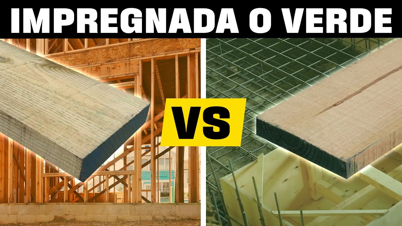 Madera impregnada vs. madera verde I Lo Mejor