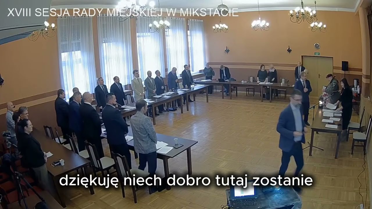 [napisy] XVIII Sesja Rady Miejskiej w Mikstacie