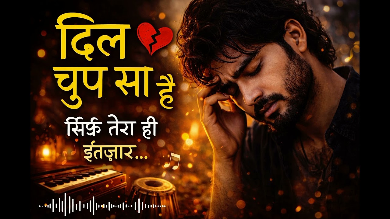 Dil Chup Sa Hai 💔 | Heart Touching Hindi Sad Song