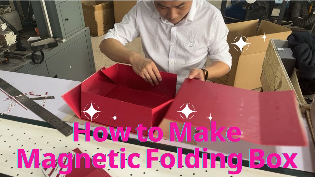 Magnetic Folding Box Sample Making: How to Create a Collapsible Rigid Box | ZY Pack