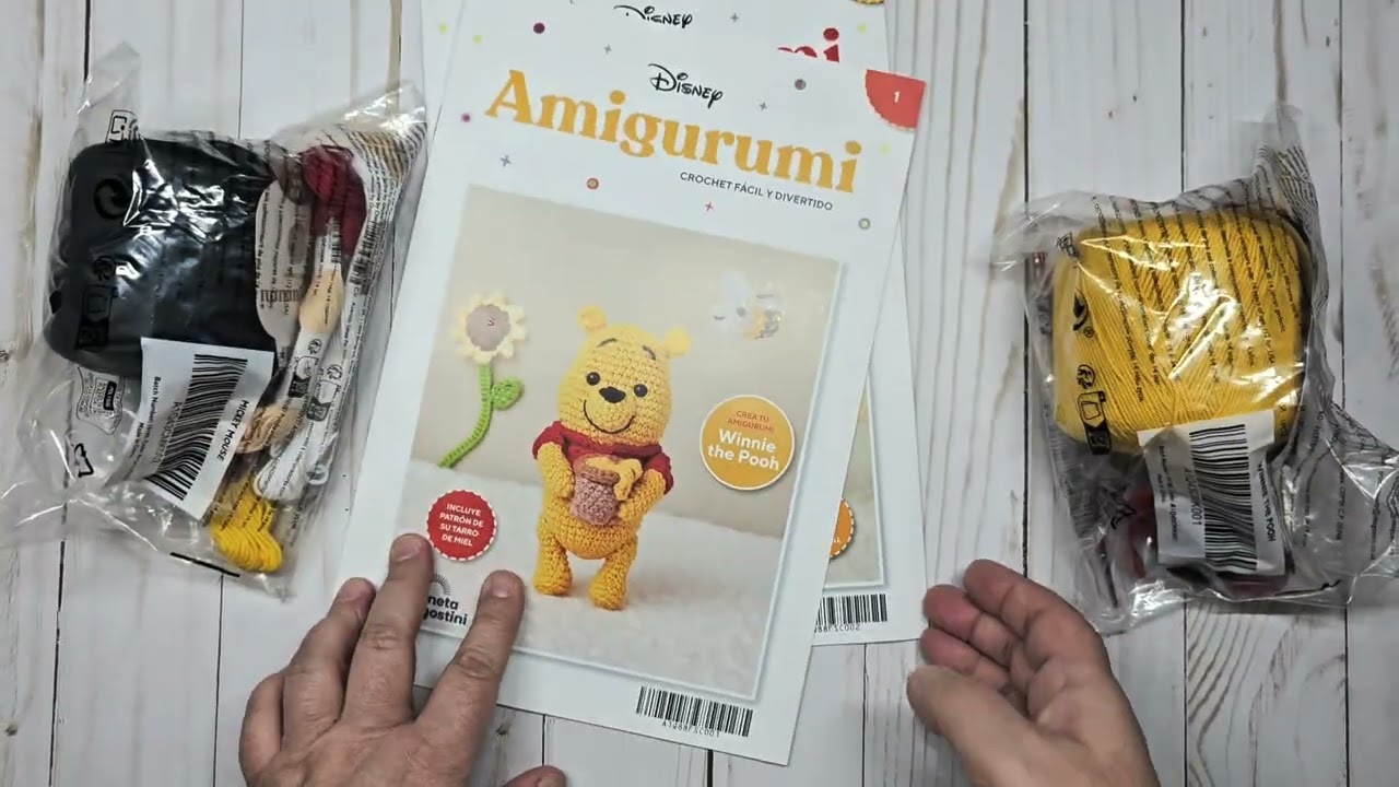Mi primer video amigurumis os enseño la colección Disney de Planeta DeAgostini.