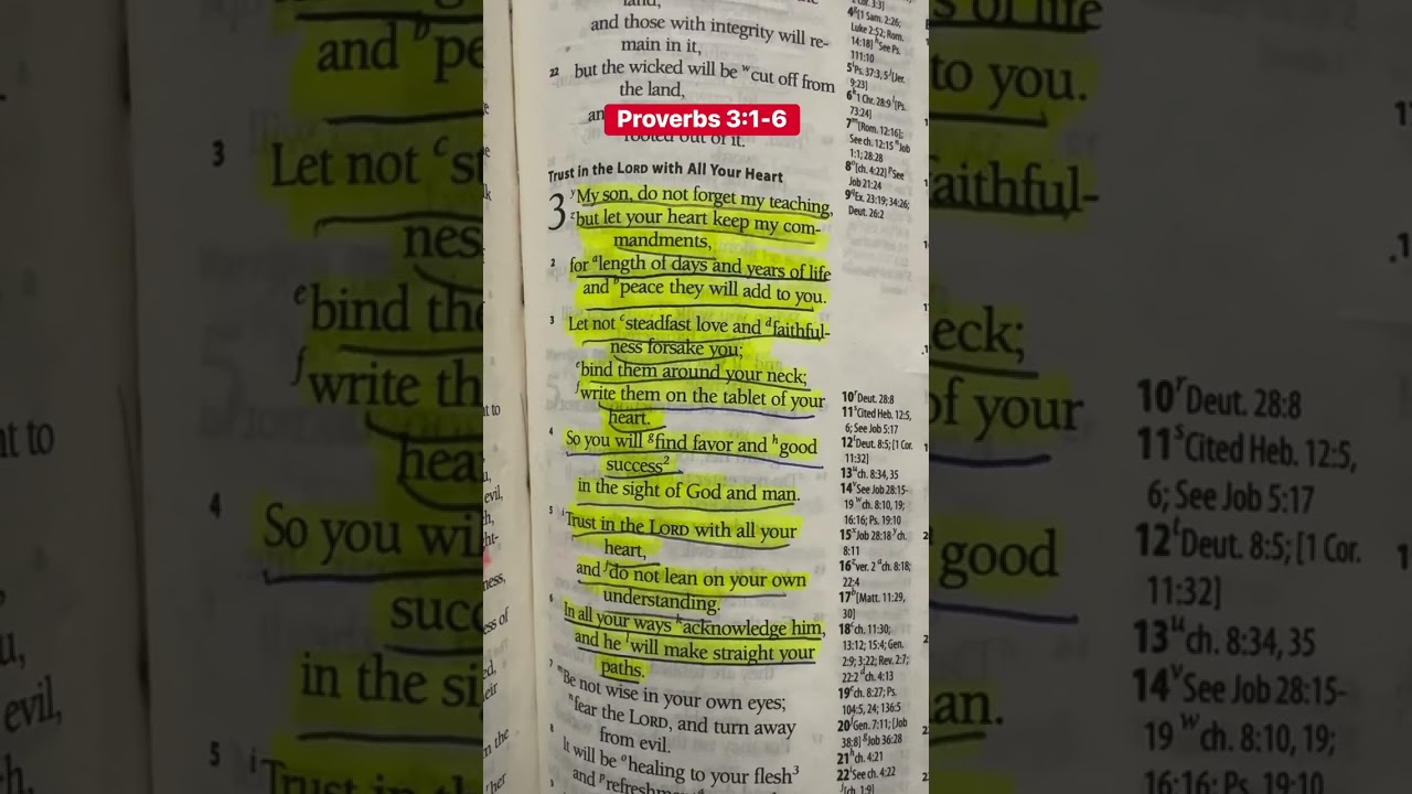 🚨 STOP TRUSTING YOURSELF — GOD SAID THIS FIRST (Proverbs 3:1–6)