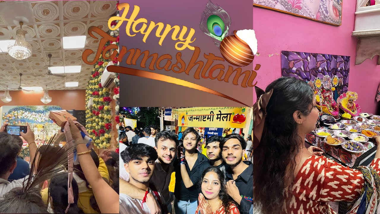 Janmashtami 2025 | Krishna Janmotsav Celebration Vlog 🦚🌸✨