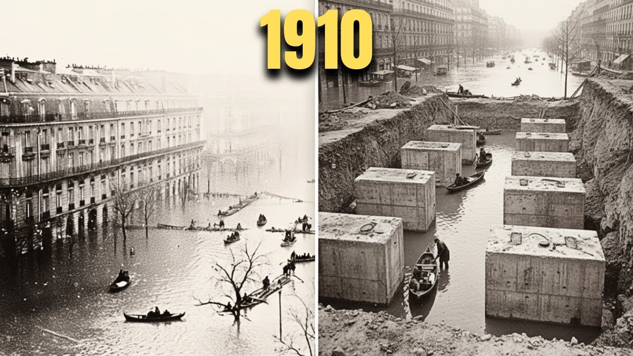 L'Inondation de 1910 qui a révélé la Tartarie sous Paris