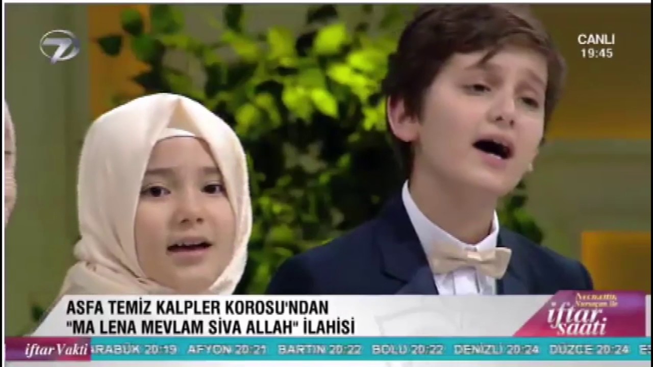 Asfa Temiz Kalpler Korosu / Kanal 7 / Necmettin Nursaçan' la İftar Saati / 27 Mayıs 2017