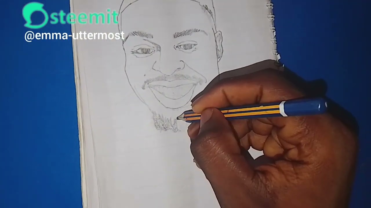 Drawing an adult