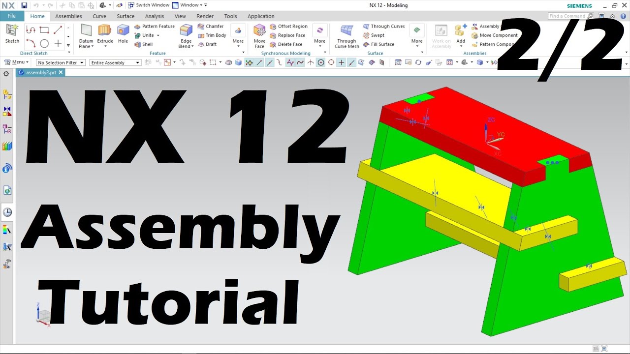 NX Assembly Tutorial for Beginners - Part 2/2