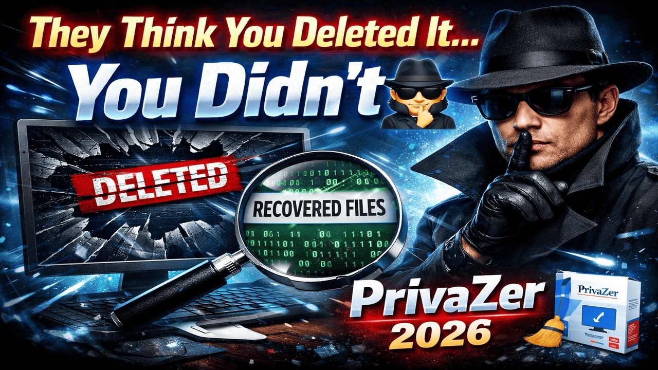 Они думают, что ты это удалила... Но ты этого не делала 🕵️ | PrivaZer 2026