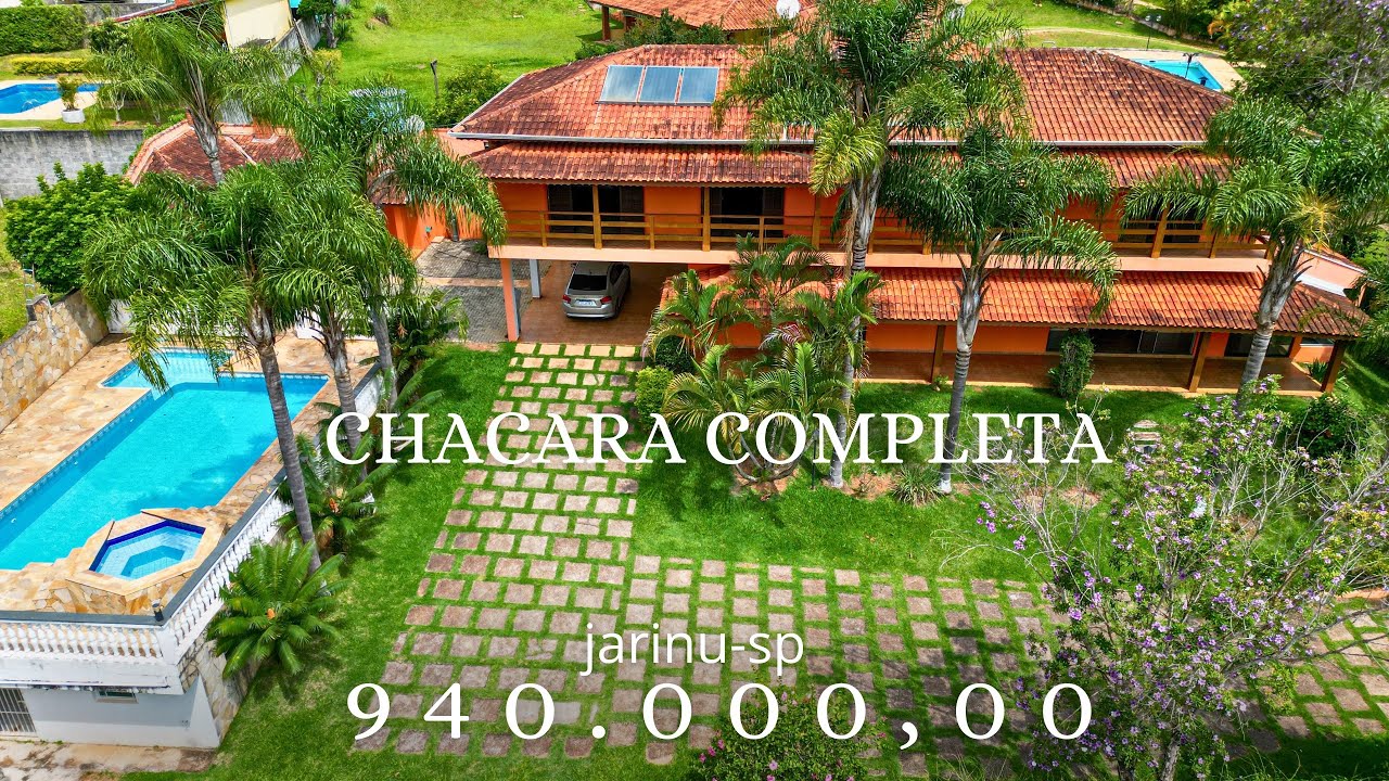 A oportunidade chegou! Chácara com lazer e pomar completo