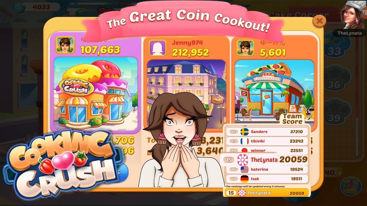 Cooking Crush/ Being top 20 Team in the Great Cookout Event😊😊😊