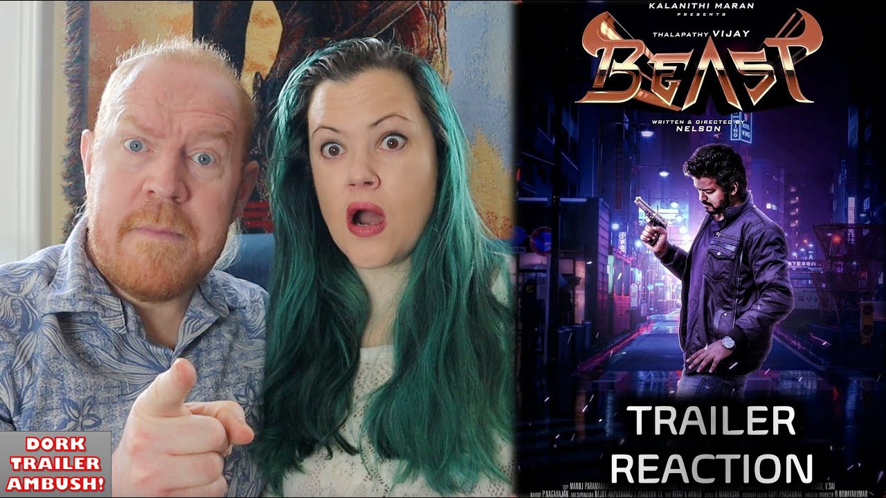 Реакция на официальный трейлер фильма «Зверь» (Талапати Виджай, Пуджа Хегде, 2022) — реакция брит...
